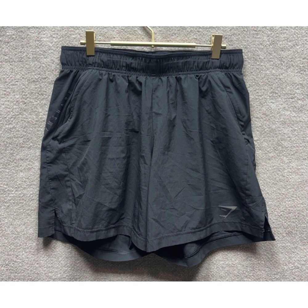 Gymshark Men's Black	Gymshark Sport 7" Shorts Large Linerless Athleisure Train